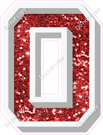 VA 18" Individuals - Red Sparkle