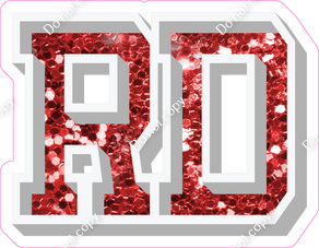 VA 18" Individuals - Red Sparkle RD