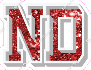 VA 18" Individuals - Red Sparkle ND