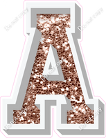 VA 18" Individuals - Rose Gold Sparkle A