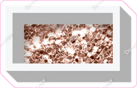VA 18" Individuals - Rose Gold Sparkle Dash