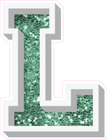 VA 18" Individuals - Sea Foam Sparkle L