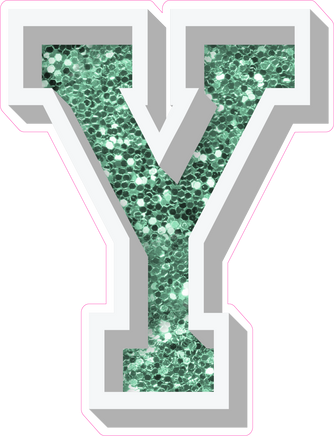 VA 18" Individuals - Sea Foam Sparkle Y