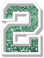 VA 18" Individuals - Sea Foam Sparkle 2