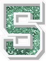 VA 18" Individuals - Sea Foam Sparkle 5