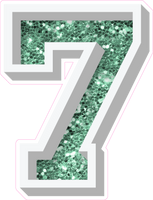 VA 18" Individuals - Sea Foam Sparkle 7