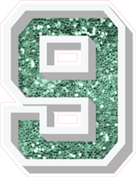 VA 18" Individuals - Sea Foam Sparkle 9