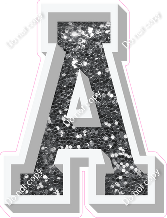 VA 18" Individuals - Silver Sparkle A