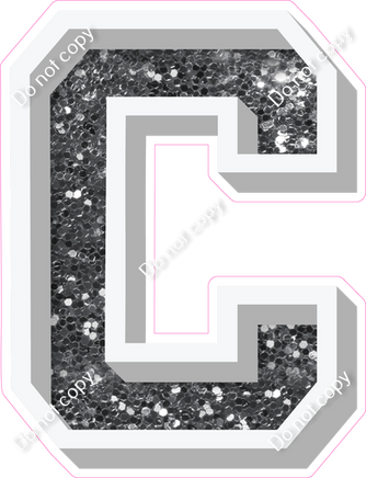 VA 18" Individuals - Silver Sparkle C