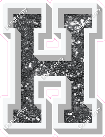 VA 18" Individuals - Silver Sparkle H