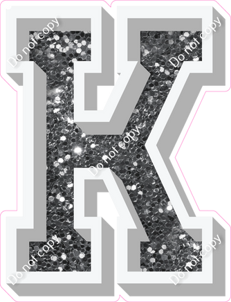 VA 18" Individuals - Silver Sparkle K