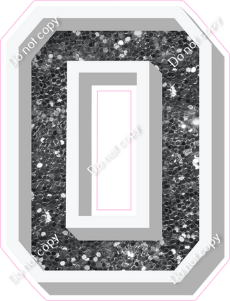 VA 18" Individuals - Silver Sparkle O