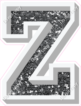 VA 18" Individuals - Silver Sparkle Z