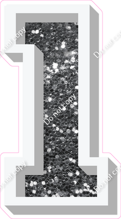 VA 18" Individuals - Silver Sparkle 1