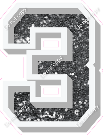 VA 18" Individuals - Silver Sparkle 3