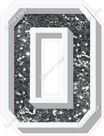 VA 18" Individuals - Silver Sparkle