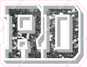 VA 18" Individuals - Silver Sparkle RD