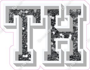 VA 18" Individuals - Silver Sparkle TH