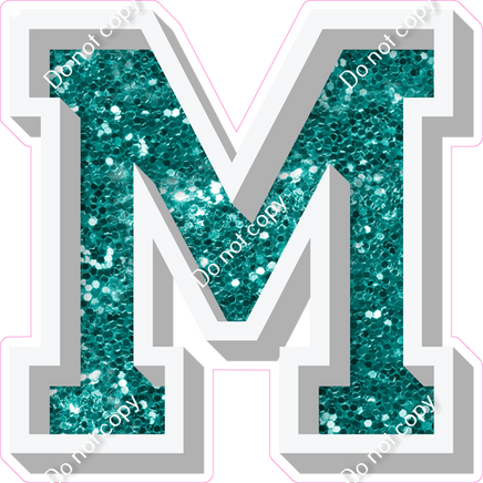 VA 18" Individuals - Teal Sparkle M