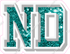 VA 18" Individuals - Teal Sparkle ND
