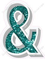 VA 18" Individuals - Teal Sparkle &