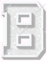 VA 18" Individuals - White Sparkle B