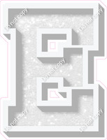 VA 18" Individuals - White Sparkle E
