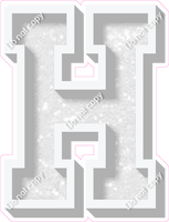 VA 18" Individuals - White Sparkle H