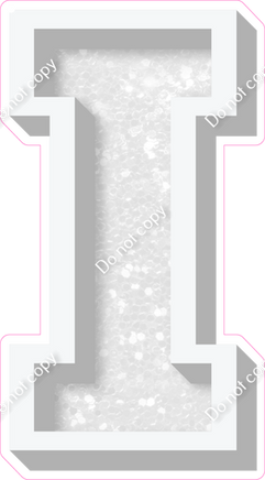 VA 18" Individuals - White Sparkle I