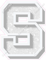 VA 18" Individuals - White Sparkle S