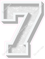 VA 18" Individuals - White Sparkle 7