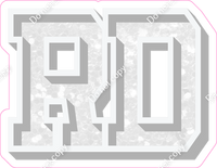 VA 18" Individuals - White Sparkle RD