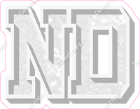 VA 18" Individuals - White Sparkle ND