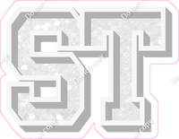 VA 18" Individuals - White Sparkle ST