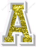 VA 18" Individuals - Yellow Sparkle A