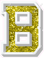 VA 18" Individuals - Yellow Sparkle B