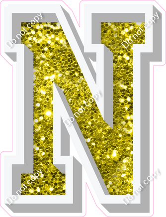VA 18" Individuals - Yellow Sparkle N