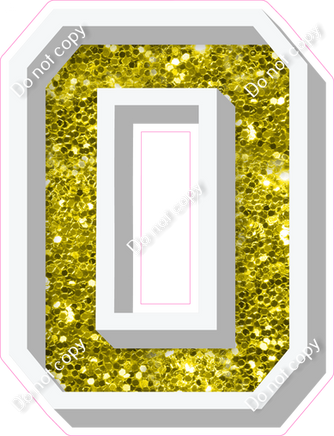 VA 18" Individuals - Yellow Sparkle O