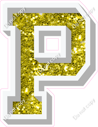 VA 18" Individuals - Yellow Sparkle P