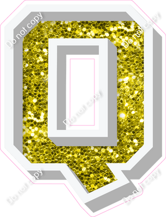 VA 18" Individuals - Yellow Sparkle Q
