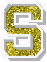 VA 18" Individuals - Yellow Sparkle S