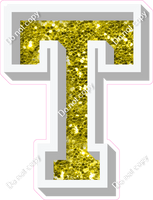 VA 18" Individuals - Yellow Sparkle T