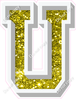 VA 18" Individuals - Yellow Sparkle U
