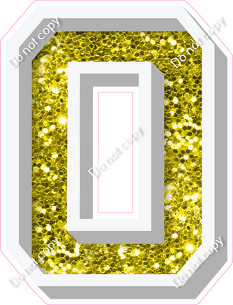 VA 18" Individuals - Yellow Sparkle
