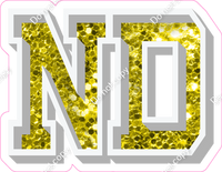 VA 18" Individuals - Yellow Sparkle ND