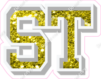 VA 18" Individuals - Yellow Sparkle ST