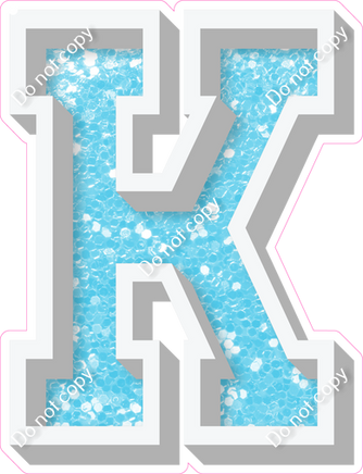 VA 23.5" Individuals - Baby Blue Sparkle K