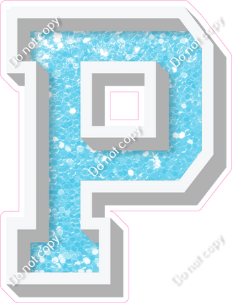 VA 23.5" Individuals - Baby Blue Sparkle P