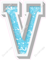 VA 23.5" Individuals - Baby Blue Sparkle V