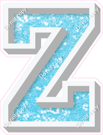 VA 23.5" Individuals - Baby Blue Sparkle Z